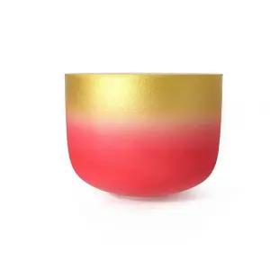 유엔에이트 크리스탈싱잉볼 그릇 요가 화이트 힐링