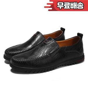 정품 가죽 남성 신발   2022 캐주얼 슬립 로퍼 모카신 이탈리아 블랙 운전 JKPUDUN