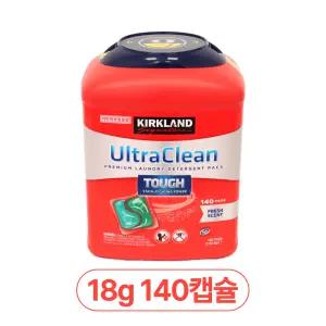 커클랜드 캡슐세제 140팩 시그니춰 울트라클린 대용량 프리미엄 빨래 세탁세제