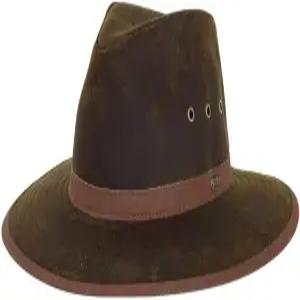 아웃백 트레이딩 컴퍼니 남성 14905 디어 헌터 UPF 50 방수 통기성 면 오일스킨 아웃도어 모자