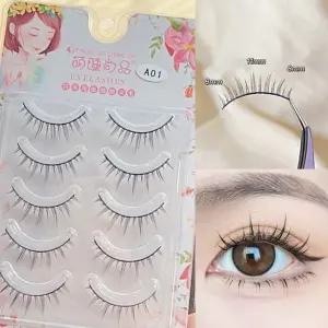 통 인조 붙이는 속눈썹 메이크업 A01 단품 (WFK9AGW)