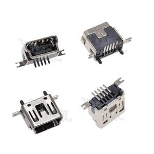 5PCS 미니 USB 유형 B 5핀 DIP 수직 다리 암 PCB 180 학위 소켓 커넥터 V3 마이크로 쇼츠 단락