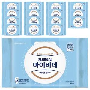 마이비데 클린케어 대용량 휴대용 화장실용 물티슈 캡형 80매 16개