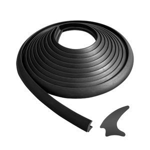 RV 윈도우 씰 0.5 X 0.275 인치 업그레이드 웨더 스트리핑 고무 고정 유리 가장자리 자동차 트림 잠금 개스킷 절연 온도 노이즈 보트 트럭 캠퍼 40피트