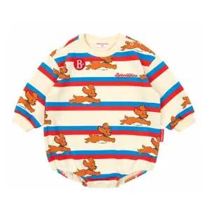 [롯데백화점]베베드피노 제스 베이비 스트라이프 바디수트 BP43ST177