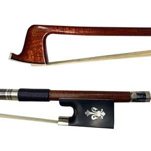 바이올린 활 비올라 첼로 카본 파이버 코어 페르남부코 스킨 스틱 화이트 헤어 스트레이트 어린이용 활 3/4