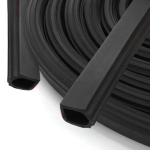 주코안 19.6피트 D자형 고무 자동차 도어 풍화 제거 1인치 RV 자동 보트 트럭 윈도우용 자가 접착 씰 스트립 개스킷