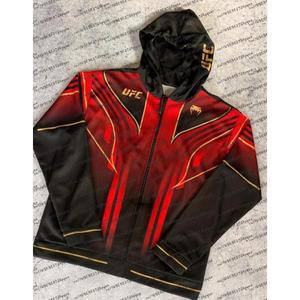 UFC 2026 복싱 트렌디 수 격투 스포츠 운동 재킷 통기성 MMA 트레이닝 아우터웨어 고속 건조 지퍼 후드