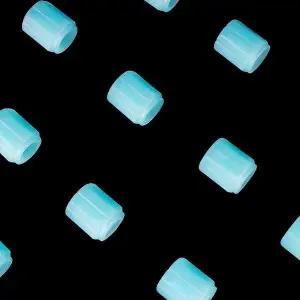 자동차 자전거 타이어 밸브 야광 캡 파란색 오토바이 장식용품 (WFK9JPC)