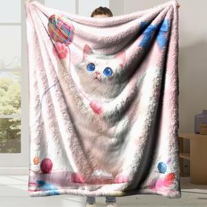 담요 이불 블랭킷 따뜻하고 고양이 부드러운 플란넬 소파 겨울 플리스 선물 침대 쇼파