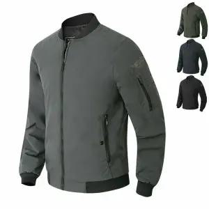 [하프클럽/디바옴므]겨울 안감 누빔 지퍼 포켓 경량 항공 점퍼 패딩 자켓