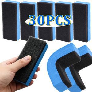 30/20/10/1PCS 자동차 광택 코팅 스펀지 브러시 유리 나노 어플리케이터 패드 폴리쉬 왁스 세라믹 청소 액