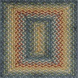 메이플 러그 마리온 보헤미안 브레이드 디자인 프린트 에어리어 u2013 미국산 세탁 가능 현관 로비 주방