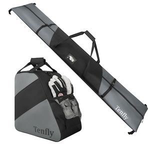 텐플라이 스키백 및 부츠백 콤보, 항공 여행용 스노우 스키백, 방수 안전 강화 스키 여행 가방