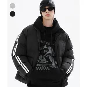 트릴리온 TR일리오 ILLIO N 트랙 라인 푸퍼 숏 패딩 2COLOR TRFJK37 106256