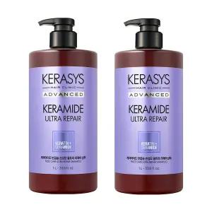 케라시스 케라마이드 반곱슬 샴푸/트리트먼트 1L x 2