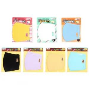 3000 컬러 순면 입체 마스크 색상랜덤 1개