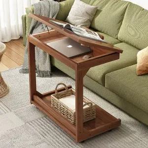 원목 이동식 독서 노트북 책상 테이블 소파용 탁자 거실 침대 사이드 북스탠드 침실 쇼파