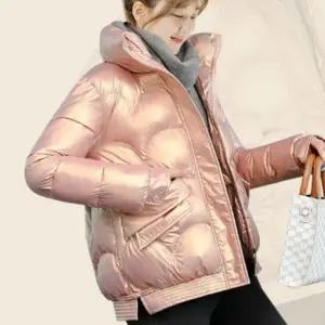 고품질 여성 퀼팅 경량 하프 점퍼 숏패딩 여자 패딩 아우터 숏패딩 (WFK9YRV)