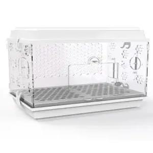 키우기 케이지 반려조 사육장 새장 앵무새 이동식 투명