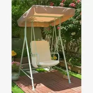 1인용 정원 그네 흔들의자 라탄