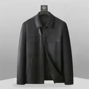 남성 겨울 신국표 방풍 패딩 방한 점퍼 가죽 오리털 숄카라 패피4