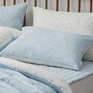 베개나라 해피니 빈티지플라워 모달 별매 커버 솜 블루 베개 (WFKAGR9)