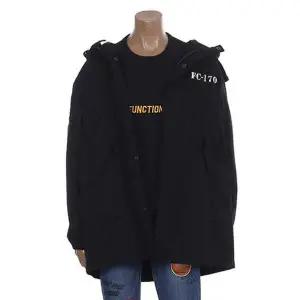 [셀러허브]JEEP 포켓장식 롱기장 야상점퍼 GL1JPU101-블랙 (S31220030)