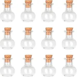 매직 시즌 작은 장식 유리병 12개(작은 바닥의 물약 병)