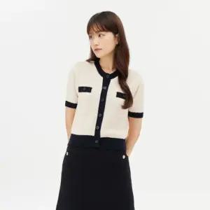 탑텐 topten 여성) 소프트 부클 반팔 가디건MSE3EC2931