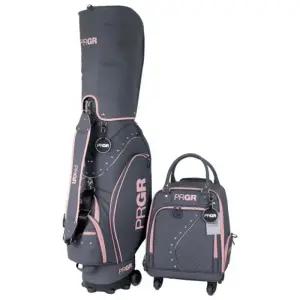 PRGR 프로기아 프리미엄 골프 캐디백 + 보스턴백 세트