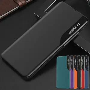 갤럭시S25FE 클리어뷰 가죽 스탠딩 거치대 플립 커버 핸드폰 케이스