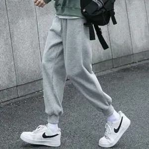 디자인 패션 트레이닝바지 베이직한 팬츠 허리밴딩 조거팬츠 외출복 남성바지