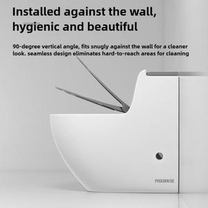 라포식 현대식 소형 아파트 세라믹 변기 탈취제 방수 사이펀 대형 파이프 대구경 WC 욕실 설비