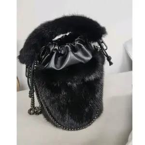 아르니천연 스킨밍크 복조리백