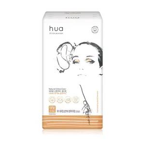 암웨이 유한킴벌리 후아 내추럴 순면커버 생리대 대형 32개입 날개형 유기농 순면생리대