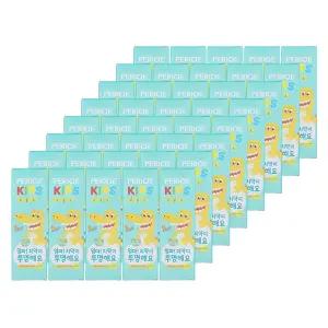 엘지 페리오키즈 치약 엄마 치약이 투명해요 고불소 맵지않은 민트향 80g 40개 양치