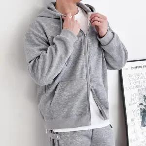 [프로셀러] 투웨이 남자 후드집업 오버핏 양털 기모 후드 점퍼