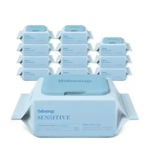 베베숲 센시티브 20매 휴대용 캡형 12팩 아기물티슈 448948