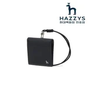 헤지스ACC HJHO2E032N3 COLOR POINT 네이비 라인배색 소가죽 폴더형 목걸이 카드지갑21369924652094599