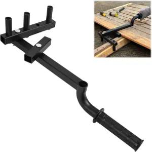 YZZHAJ 데크 보드 스트레이트닝 도구 스트레이트너 굽힘 보드용 스틸 벤더 목재 데크용 헤비 듀티 조절
