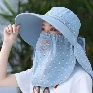 마스크형 자외선차단모자 여름필수품 썬캡 여름모자