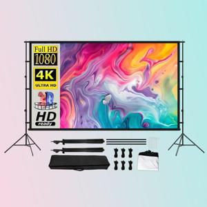 80가지 의 브래킷 프로젝션 스크린. 야외 이중 삼각 다차원 회전.