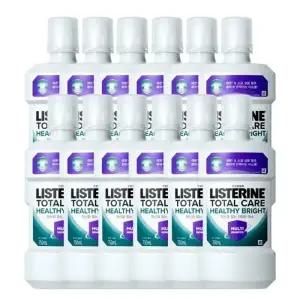 리스테린 토탈케어 헬씨 브라이트 750ml 12개_24009051