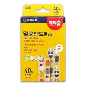 해피홈 댕이냥이 멸 균 밴드 에스 표준형 40매-O 해피홈 밴드 아쿠아밴드