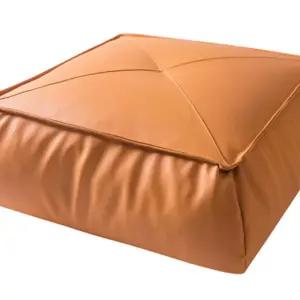 두꺼운 대형 좌식 사각 키높이 의자 방석 45cm 가죽 식탁