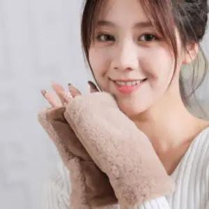 [하프클럽/]사무실 손시려울때 손토시 따뜻한 인조퍼 방한 핸드