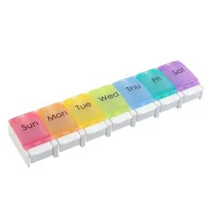 알약 케이스 원터치 데일리 영양제 분배 휴대용 약통 휴대용약통 알약통