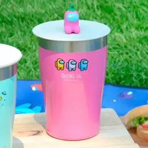 어몽어스 피규어 스텐컵 텀블러-핑크