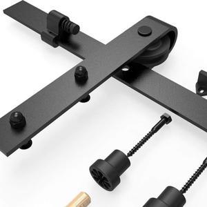 CCJH 슬라이딩 문짝 하드웨어 곡물 창고 악세사리 키트 단일 목재 6/6.6FT